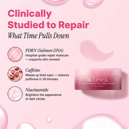 PDRN Pink Caffeine Collagen Eye Patches