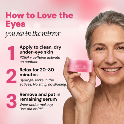 PDRN Pink Caffeine Collagen Eye Patches